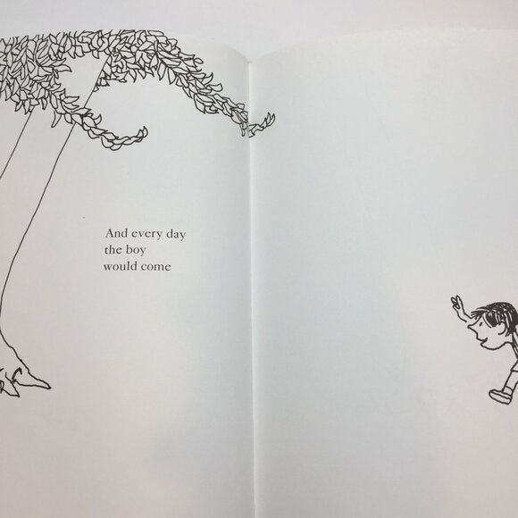 Vintage Kids The Giving Tree Shel Silverstein Hardcover Book With Dust Jacket - Picture 5 of 15